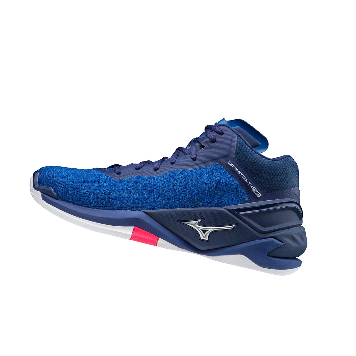 Zapatillas de Balonmano Mizuno Wave Stealth Neo Mid Hombre Blue/Silver/Pink | 52178-CSHK