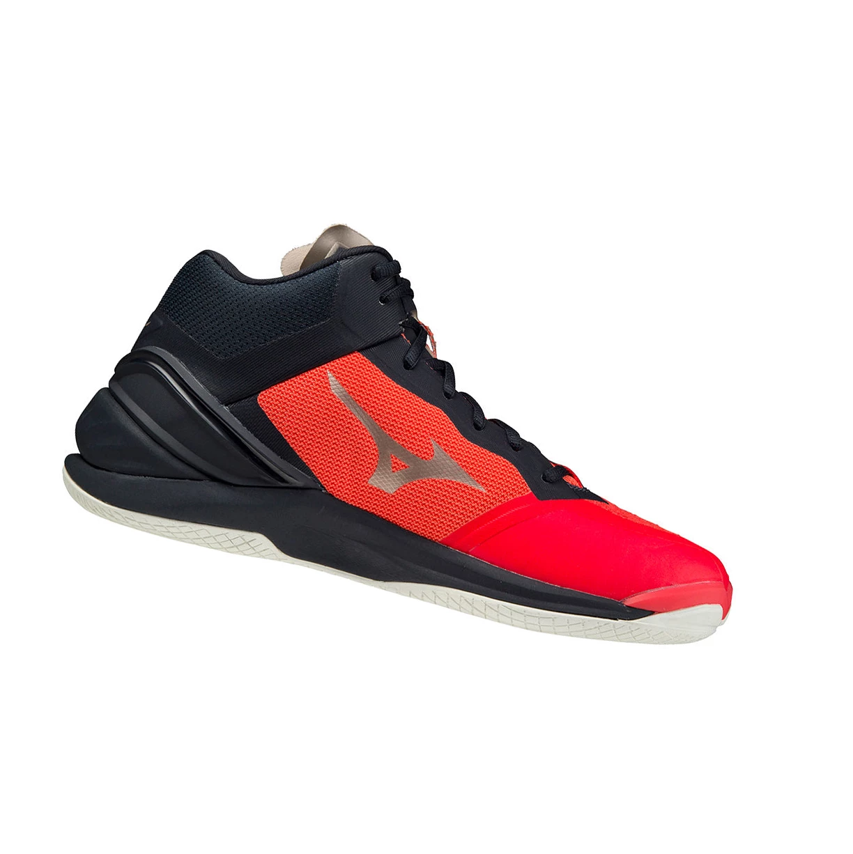 Zapatillas de Balonmano Mizuno Wave Stealth Neo Mid Hombre Black/Red/Gold | 60931-TBDW