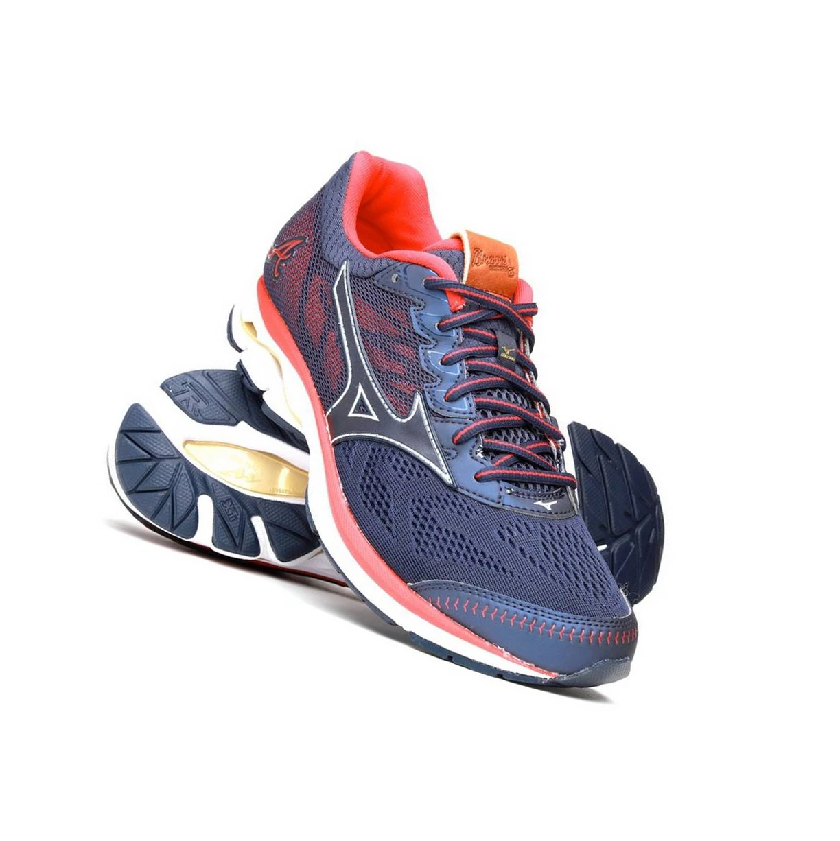 Zapatillas de Beisbol Mizuno 755 Rider Hombre Navy/Red | 50148-DHPQ