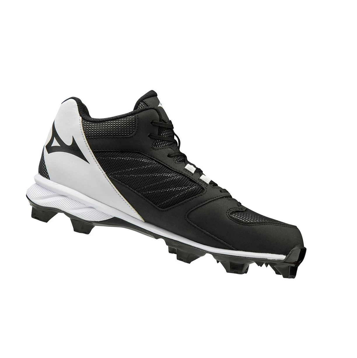 Zapatillas de Beisbol Mizuno 9-spike Advanced Dominant Tpu Mid Molded Hombre Black/White | 14750-BQRN