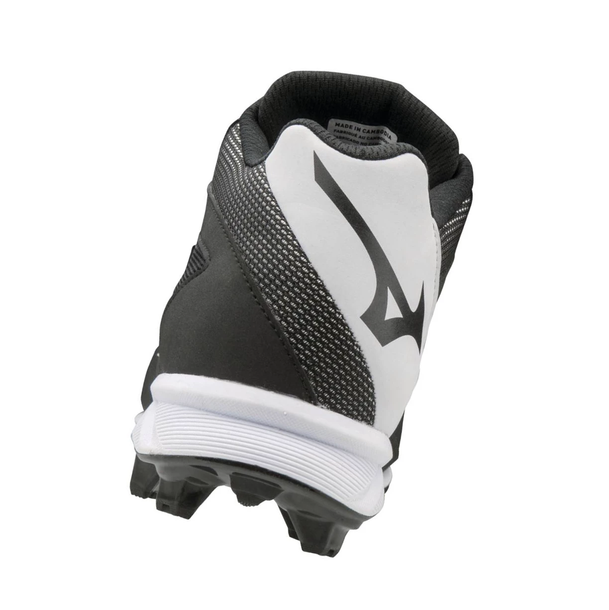 Zapatillas de Beisbol Mizuno 9-spike Advanced Dominant Tpu Mid Molded Hombre Black/White | 14750-BQRN