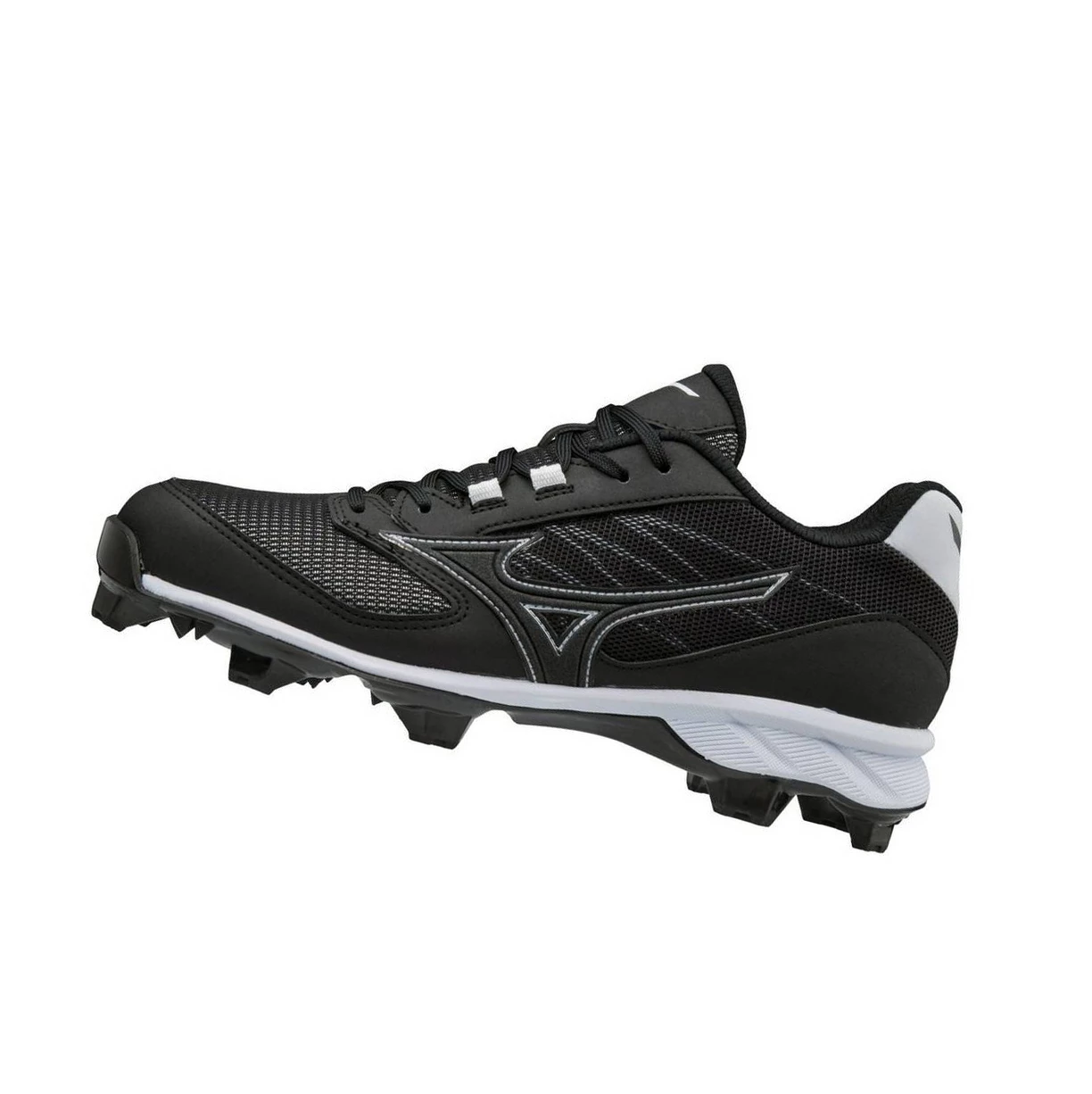 Zapatillas de Beisbol Mizuno 9-spike Advanced Dominant Tpu Molded Hombre Black/White | 46392-HTUC