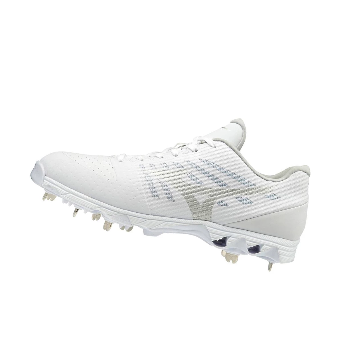 Zapatillas de Beisbol Mizuno 9-spike Ambition Low Metal Hombre Blancas | 25609-TFZY