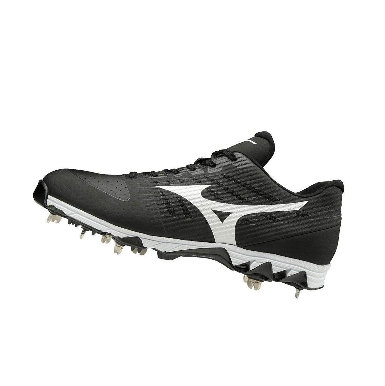 Zapatillas de Beisbol Mizuno 9-spike Ambition Low Metal Hombre Black/White | 75894-CTEI