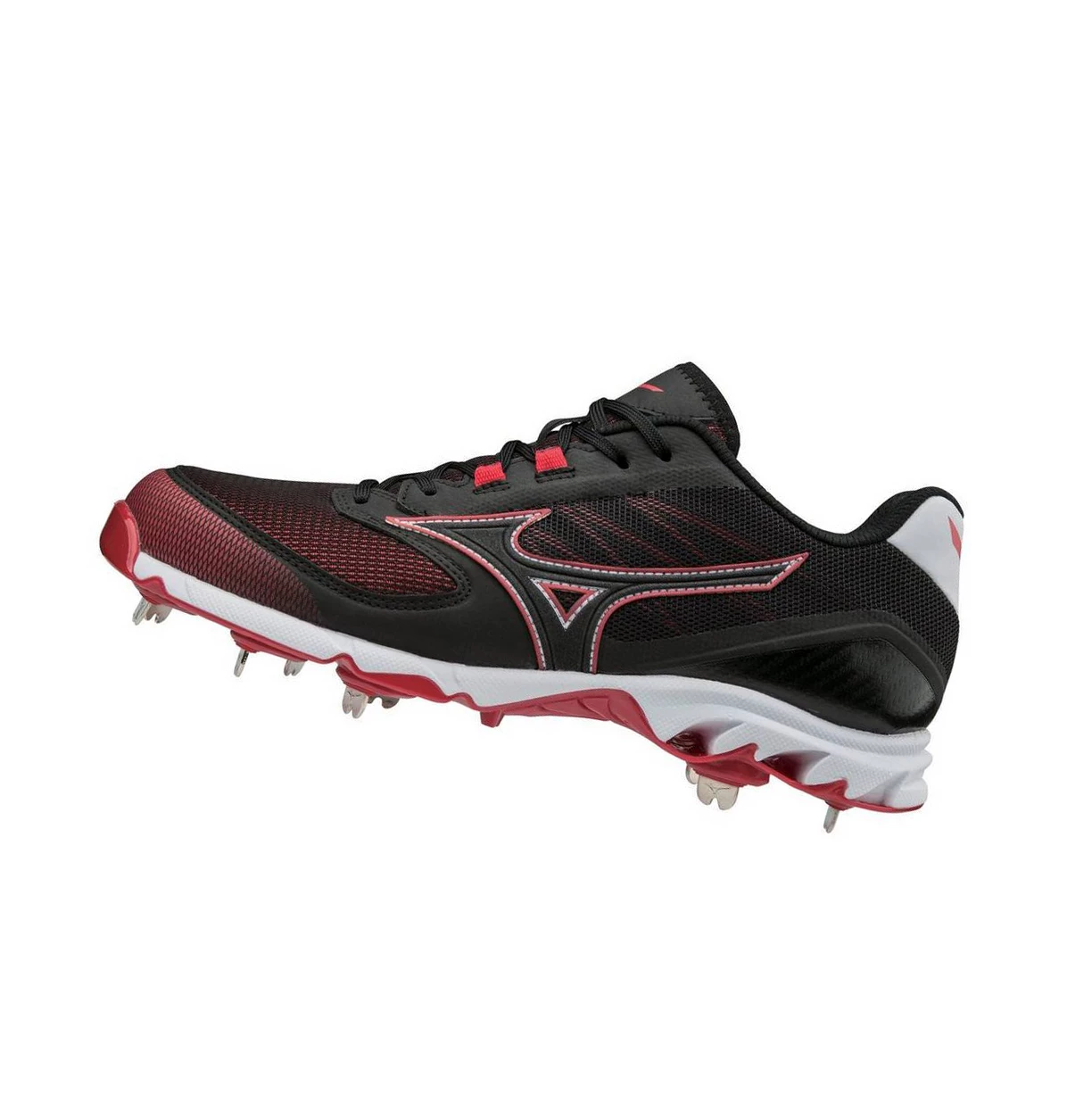 Zapatillas de Beisbol Mizuno 9-spike Dominant 2 Low Metal Hombre Black/Red | 74329-ZEPS