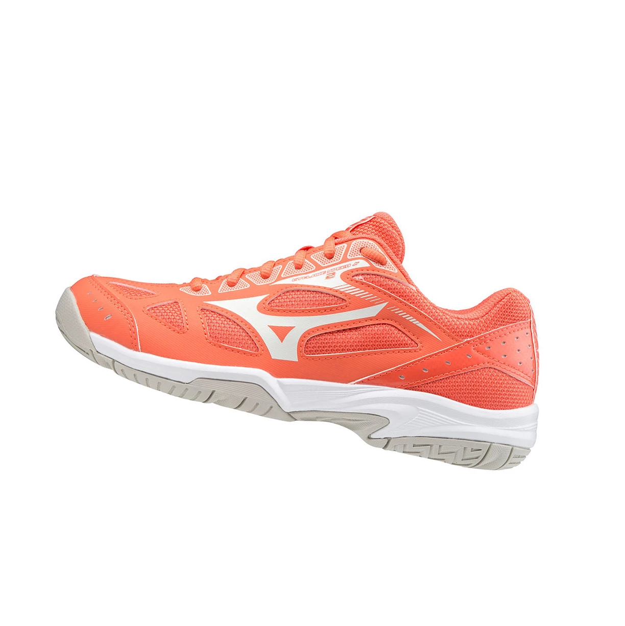 Zapatillas de Netball Mizuno Cyclone Speed 2 Nb Mujer Coral/white | 74295-IOFX