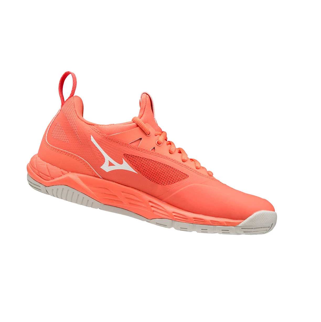 Zapatillas de Netball Mizuno Wave Luminous Nb Mujer Coral/white | 59423-JYRU