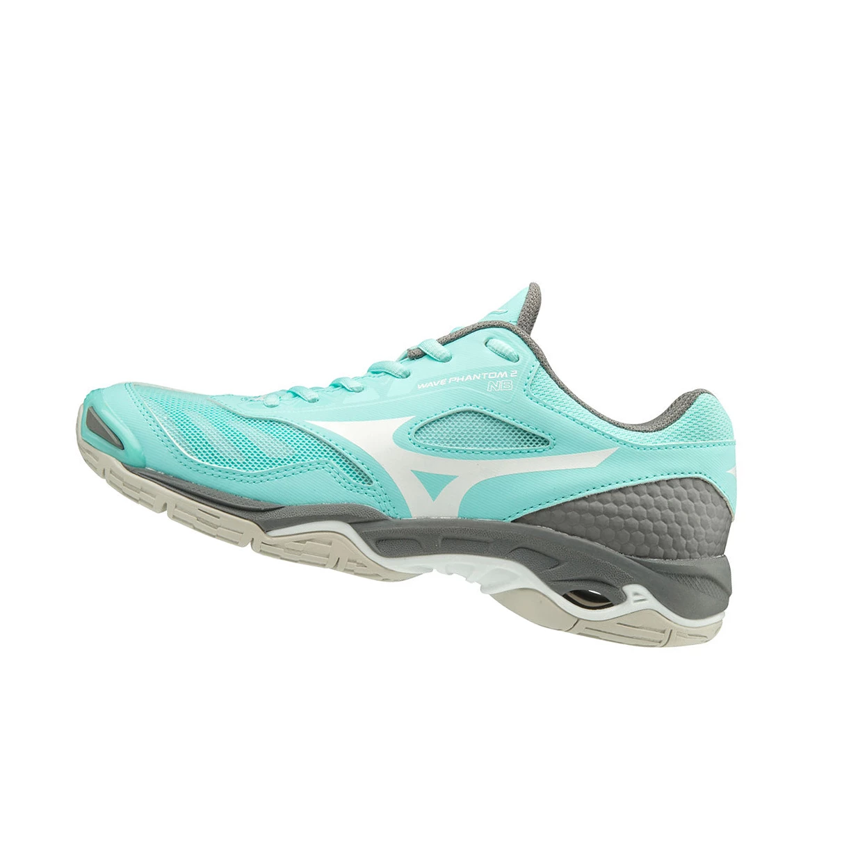 Zapatillas de Netball Mizuno Wave Phantom 2 Nb Mujer Blue/White/Grey | 56731-BXWA