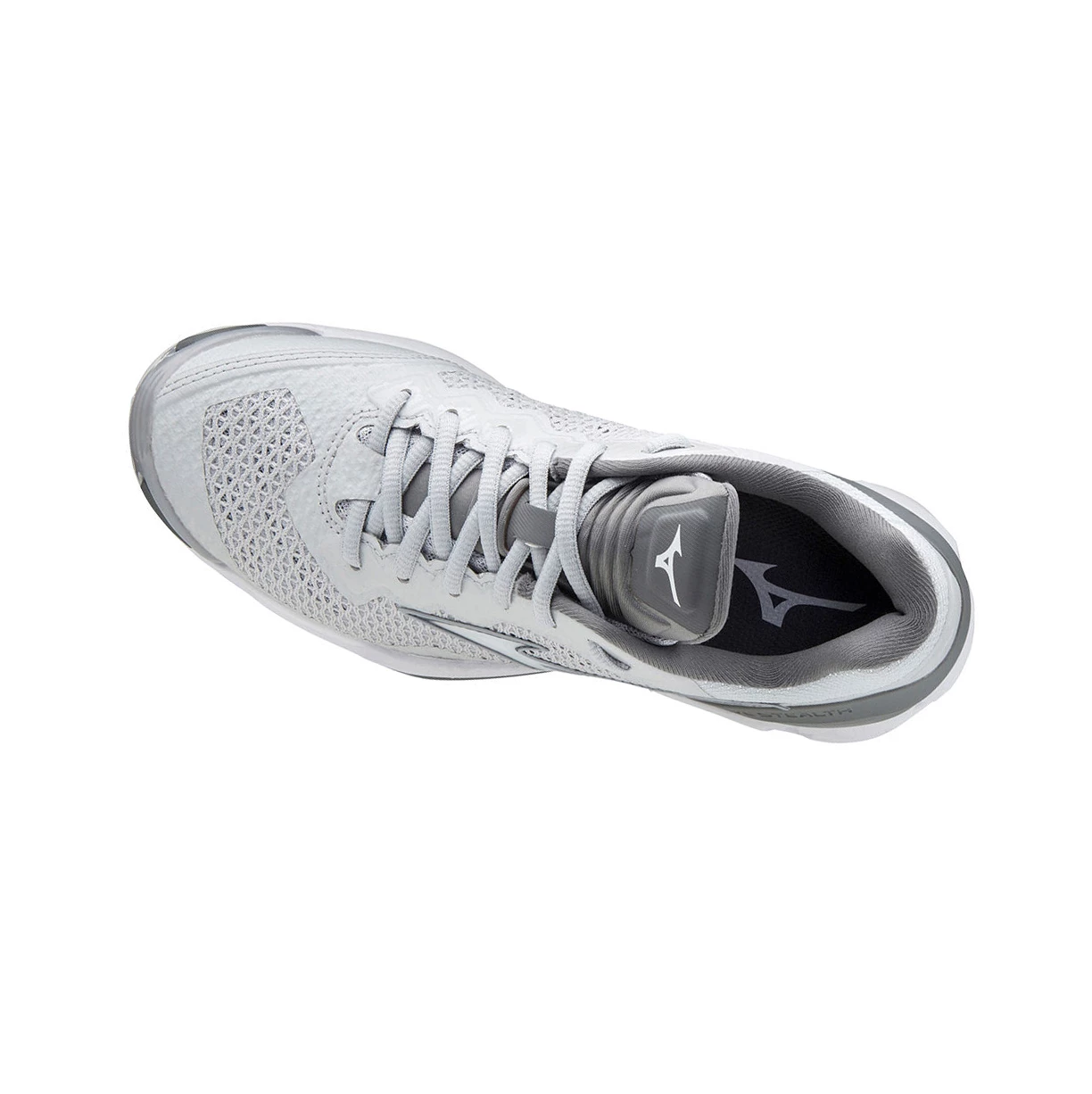 Zapatillas de Netball Mizuno Wave Stealth V Nb Mujer White/Grey | 40782-CFMK