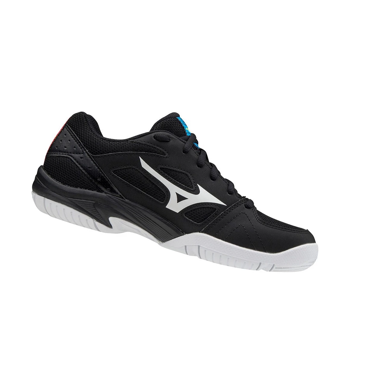 Zapatillas de Voleibol Mizuno Cyclone Speed 2 Mujer Black/White/Blue | 10827-SVWX