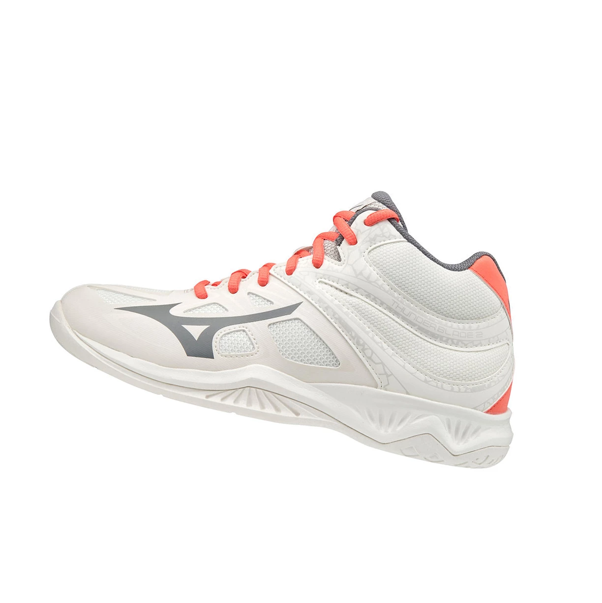 Zapatillas de Voleibol Mizuno Thunder Blade 2 Mid Mujer Coral | 46957-YAXZ