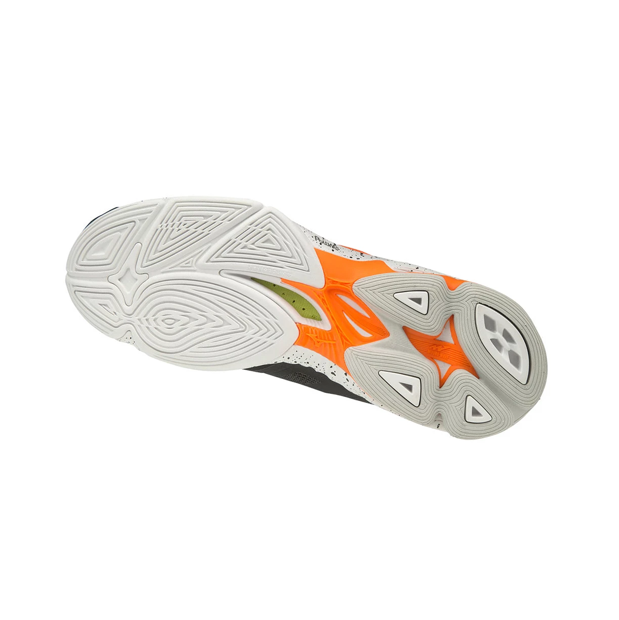 Zapatillas de Voleibol Mizuno Wave Lightning Z6 Mid Hombre Black/White/Orange | 18230-OGMT