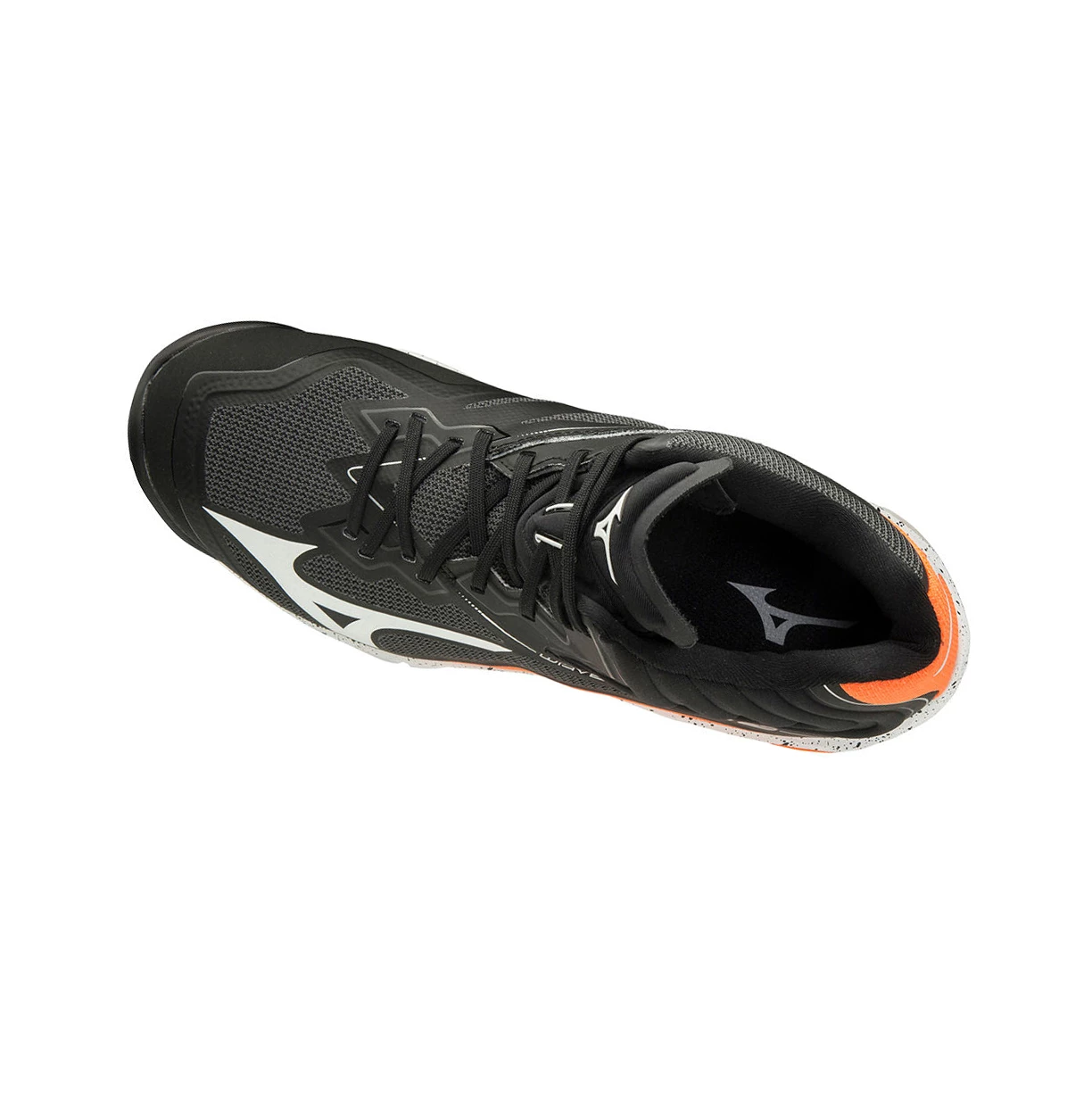 Zapatillas de Voleibol Mizuno Wave Lightning Z6 Mid Hombre Black/White/Orange | 18230-OGMT