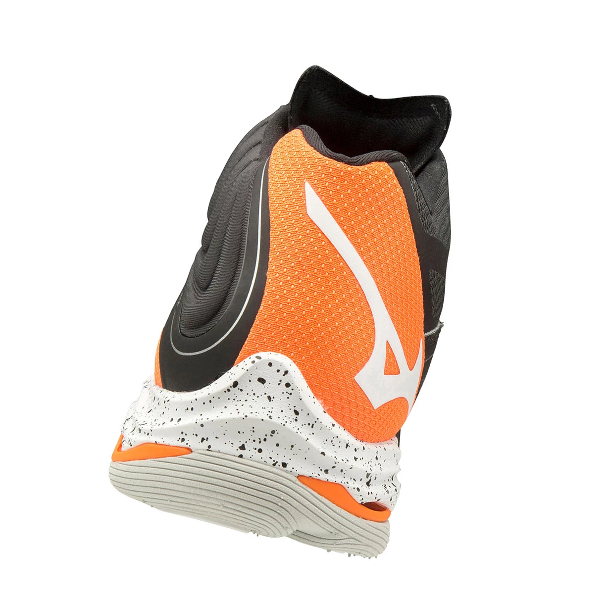 Zapatillas de Voleibol Mizuno Wave Lightning Z6 Mid Hombre Black/White/Orange | 18230-OGMT