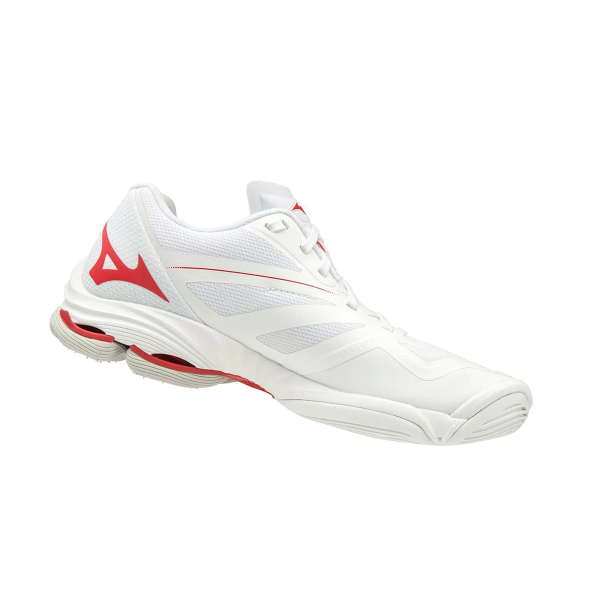 Zapatillas de Voleibol Mizuno Wave Lightning Z6 Mujer White/Red | 18502-MFGH