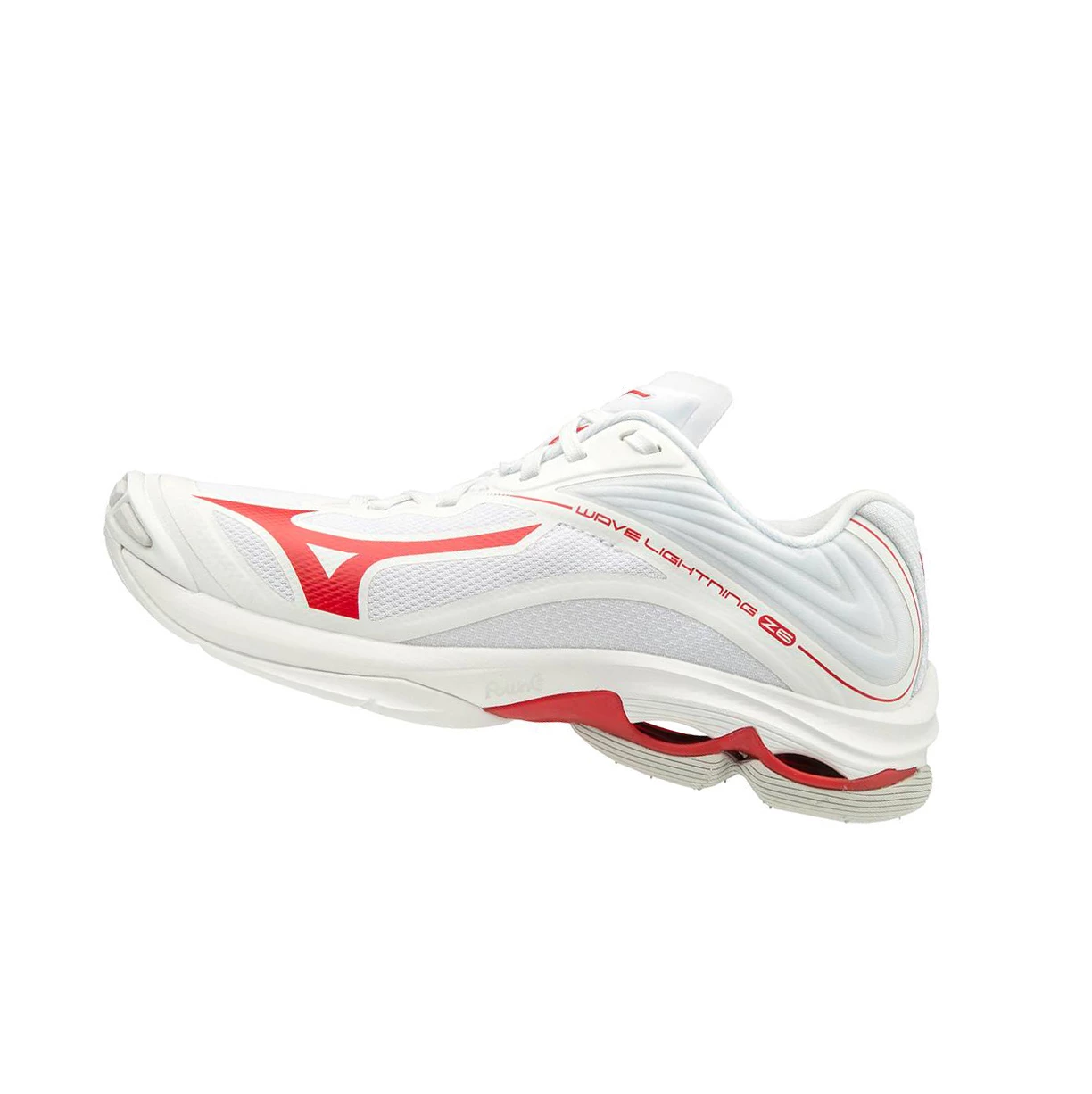 Zapatillas de Voleibol Mizuno Wave Lightning Z6 Mujer White/Red | 18502-MFGH