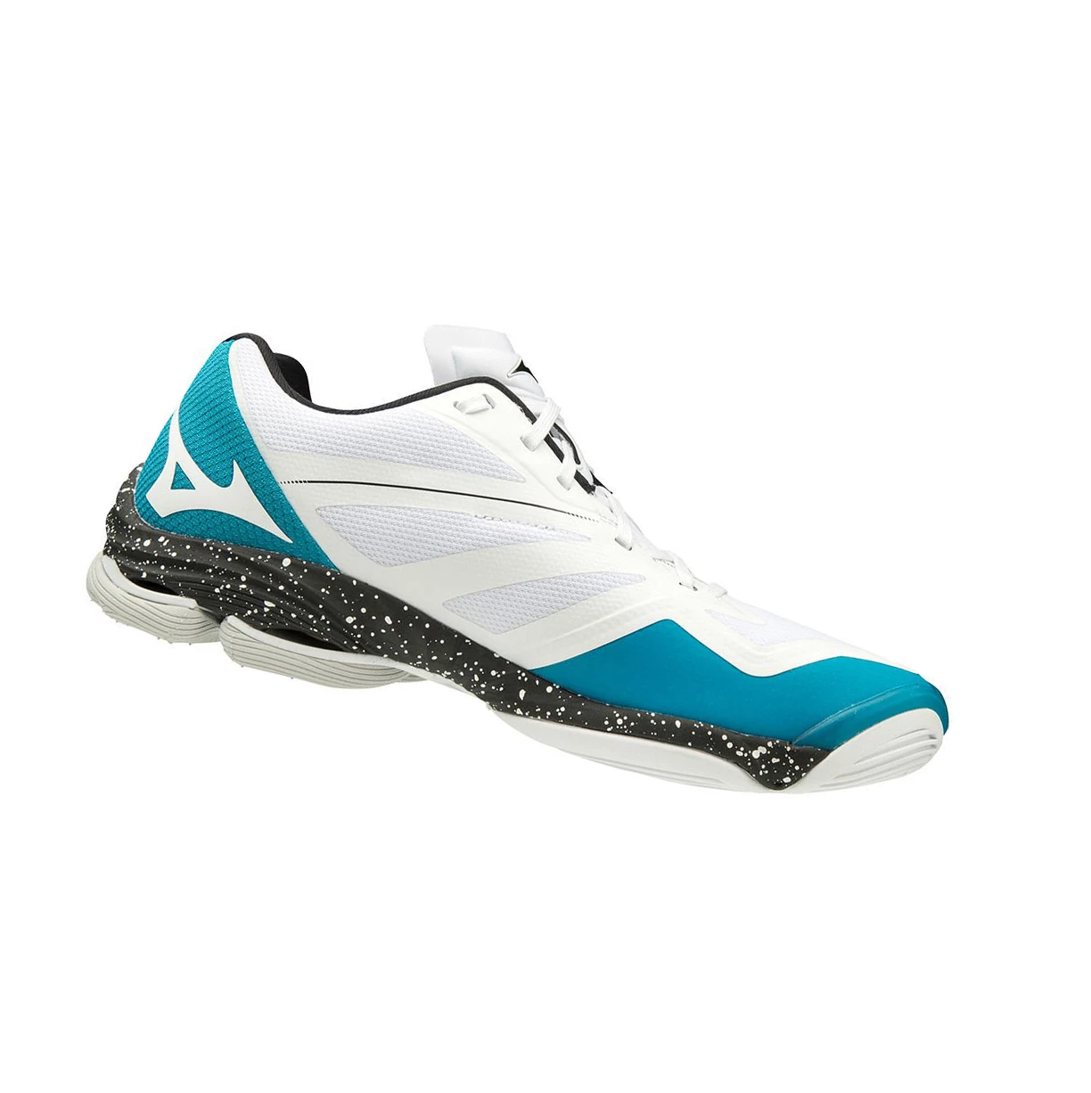 Zapatillas de Voleibol Mizuno Wave Lightning Z6 Mujer White/Black/Blue | 24807-JNHX