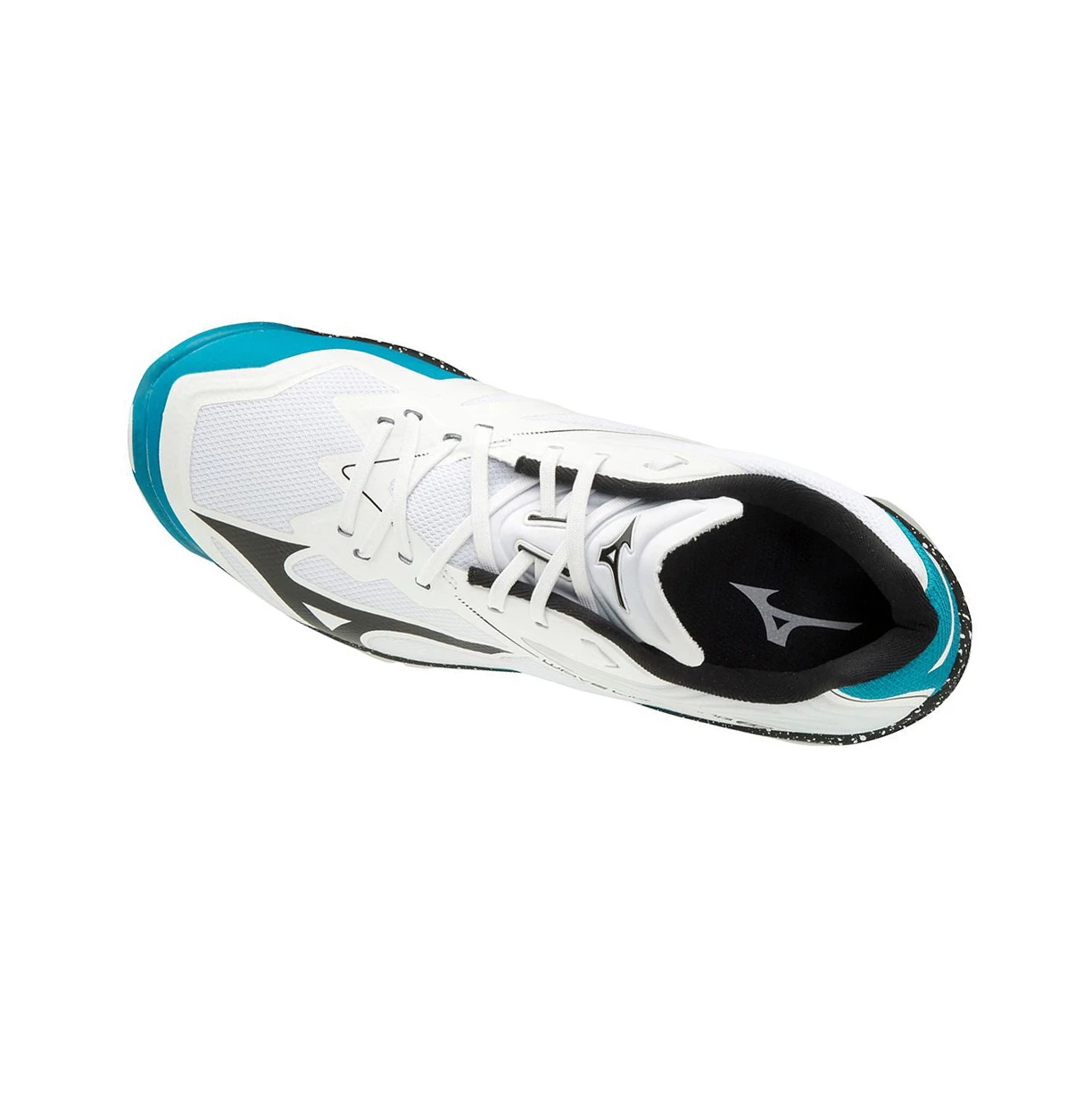 Zapatillas de Voleibol Mizuno Wave Lightning Z6 Mujer White/Black/Blue | 24807-JNHX