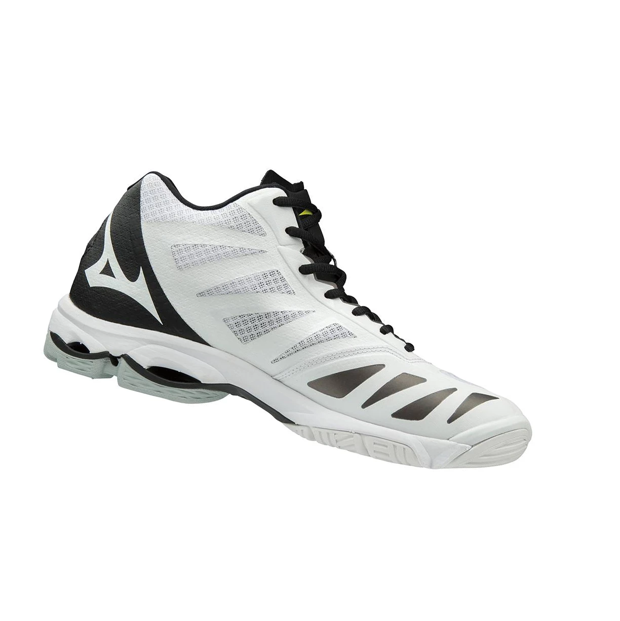 Zapatillas de Voleibol Mizuno Wave Lightning Z5 Mid Hombre White/Black | 46510-SKWT