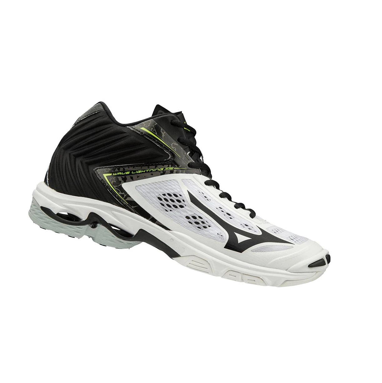 Zapatillas de Voleibol Mizuno Wave Lightning Z5 Mid Hombre White/Black | 46510-SKWT