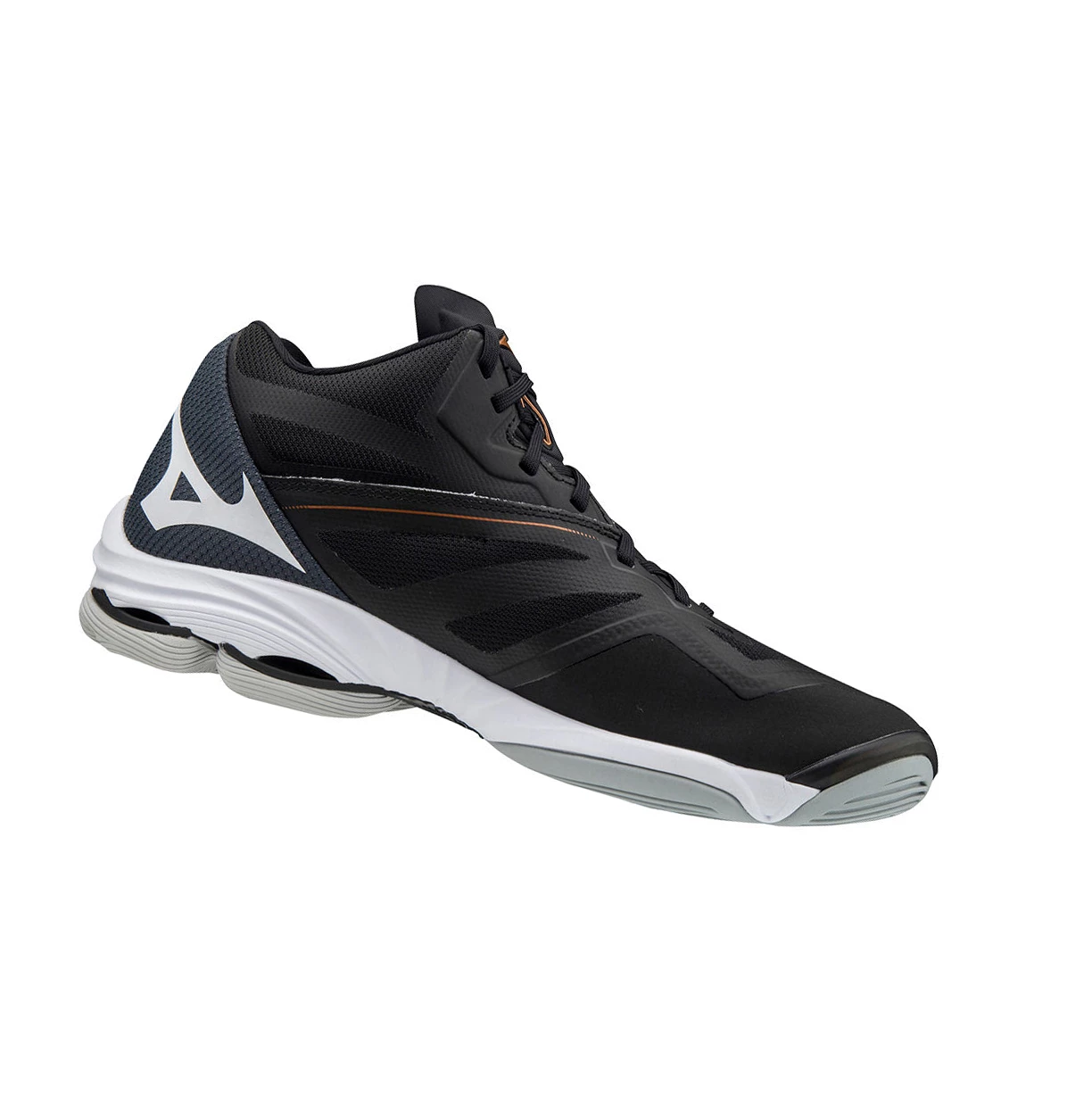 Zapatillas de Voleibol Mizuno Wave Lightning Z6 Mid Hombre Black/White | 51607-TWFL