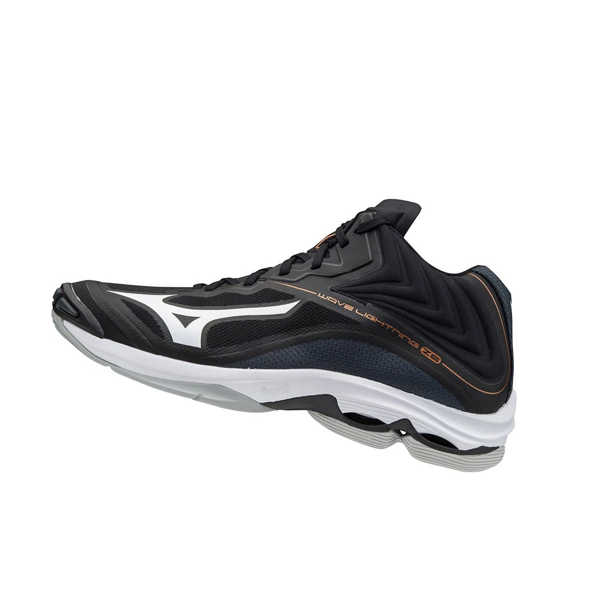 Zapatillas de Voleibol Mizuno Wave Lightning Z6 Mid Mujer Black/White | 52031-WOJM