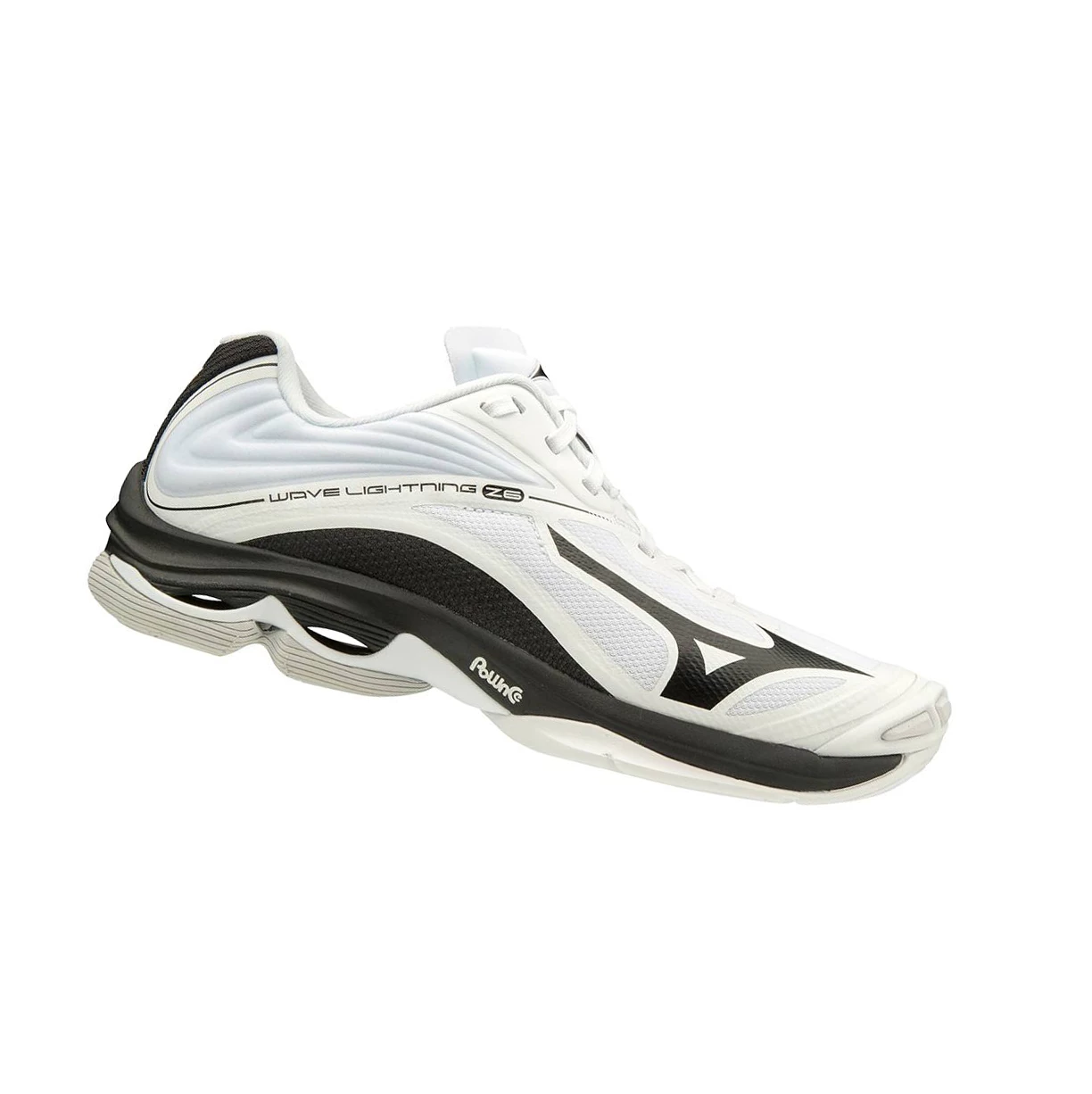 Zapatillas de Voleibol Mizuno Wave Lightning Z6 Mujer White/Black | 68052-BRVM