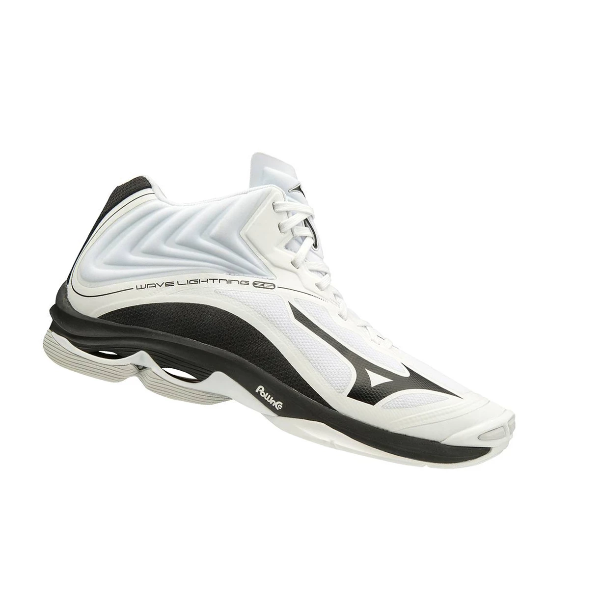 Zapatillas de Voleibol Mizuno Wave Lightning Z6 Mid Hombre White/Black | 73895-DZGI