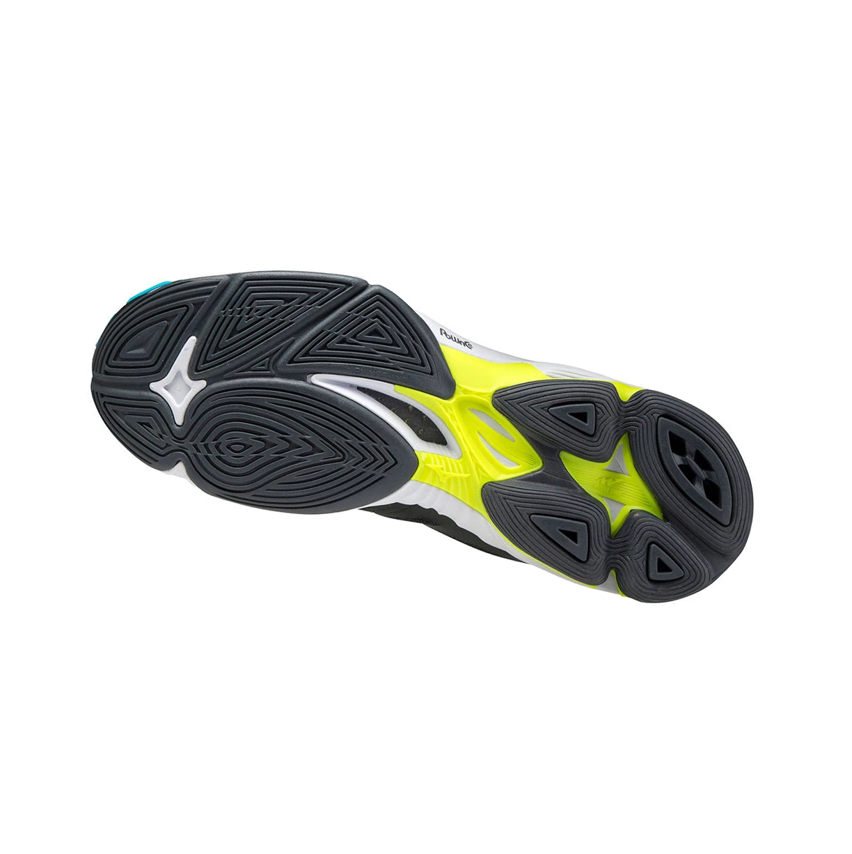 Zapatillas de Voleibol Mizuno Wave Lightning Z6 Mid Hombre Black/Blue Turquoise/Yellow | 89205-SITK