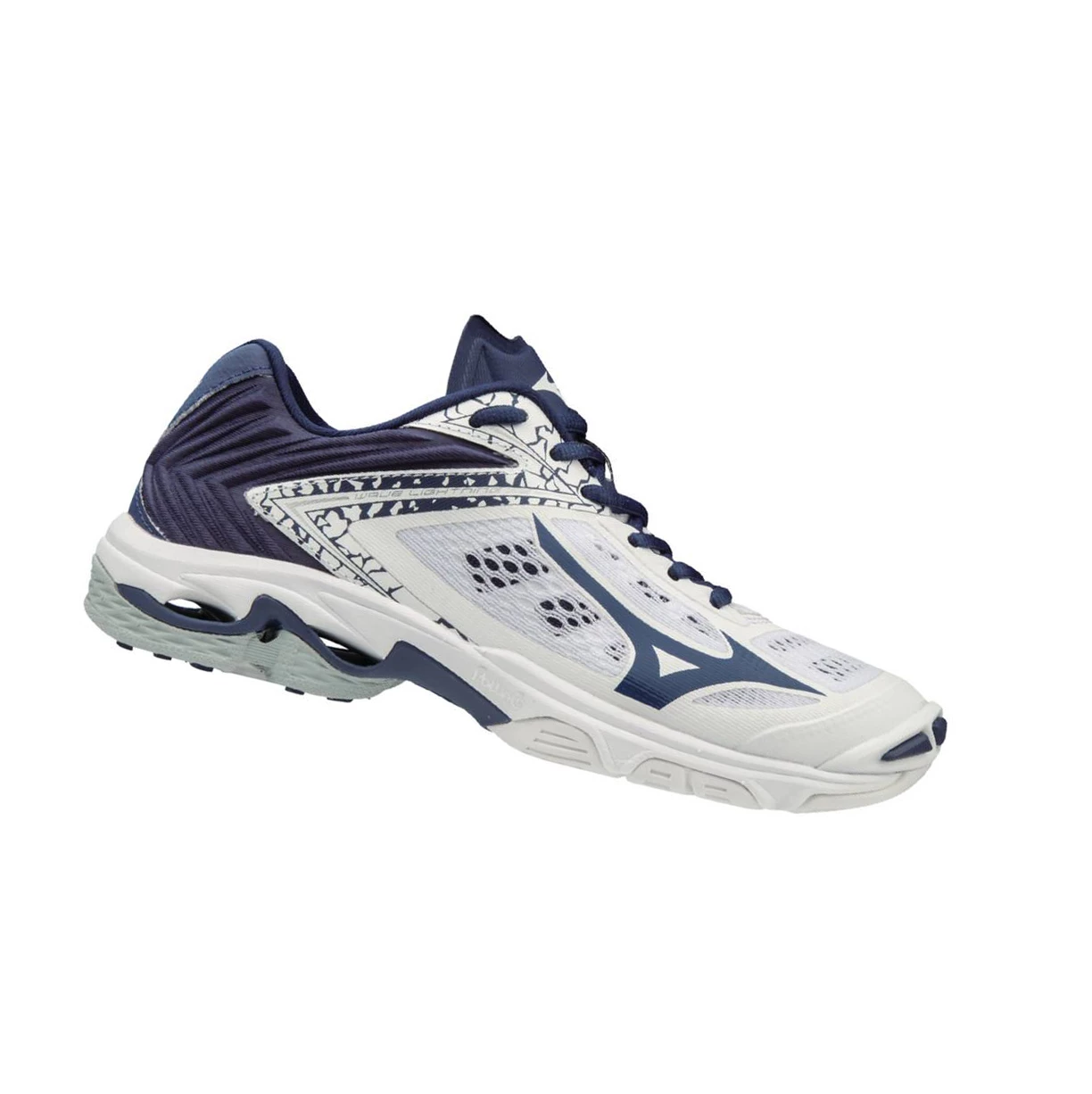 Zapatillas de Voleibol Mizuno Wave Lightning Z5 Mujer White/Navy | 96580-EFXZ