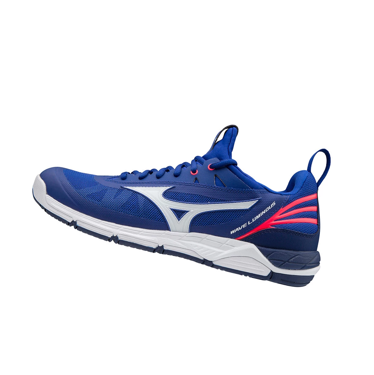 Zapatillas de Voleibol Mizuno Wave Luminous Hombre Blue/White/Pink | 27391-OKYM