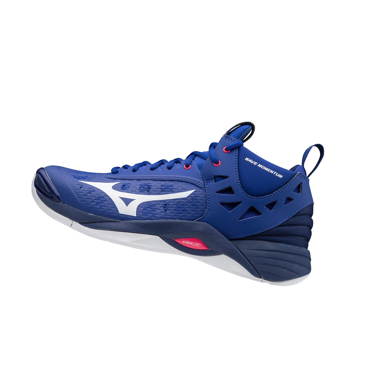 Zapatillas de Voleibol Mizuno Wave Momentum Mid Hombre Blue/White | 26139-OTBF