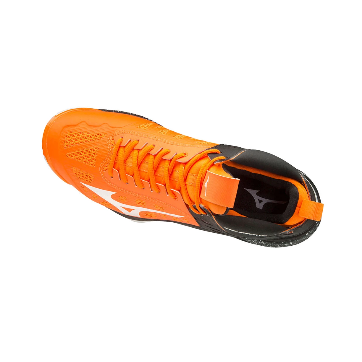 Zapatillas de Voleibol Mizuno Wave Momentum Mid Hombre Orange/White/Black | 60289-OVTH