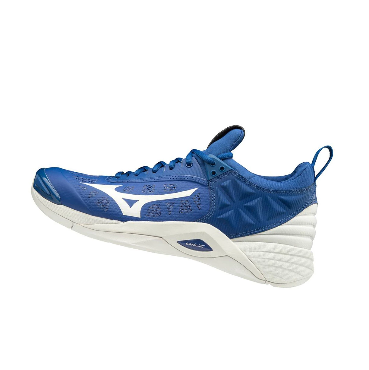 Zapatillas de Voleibol Mizuno Wave Momentum Hombre Blue/White | 73681-ZJDP