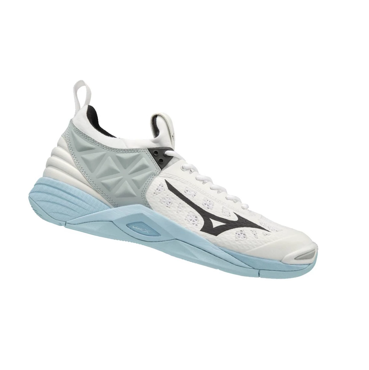 Zapatillas de Voleibol Mizuno Wave Momentum Mujer White/Blue | 78546-OKAP