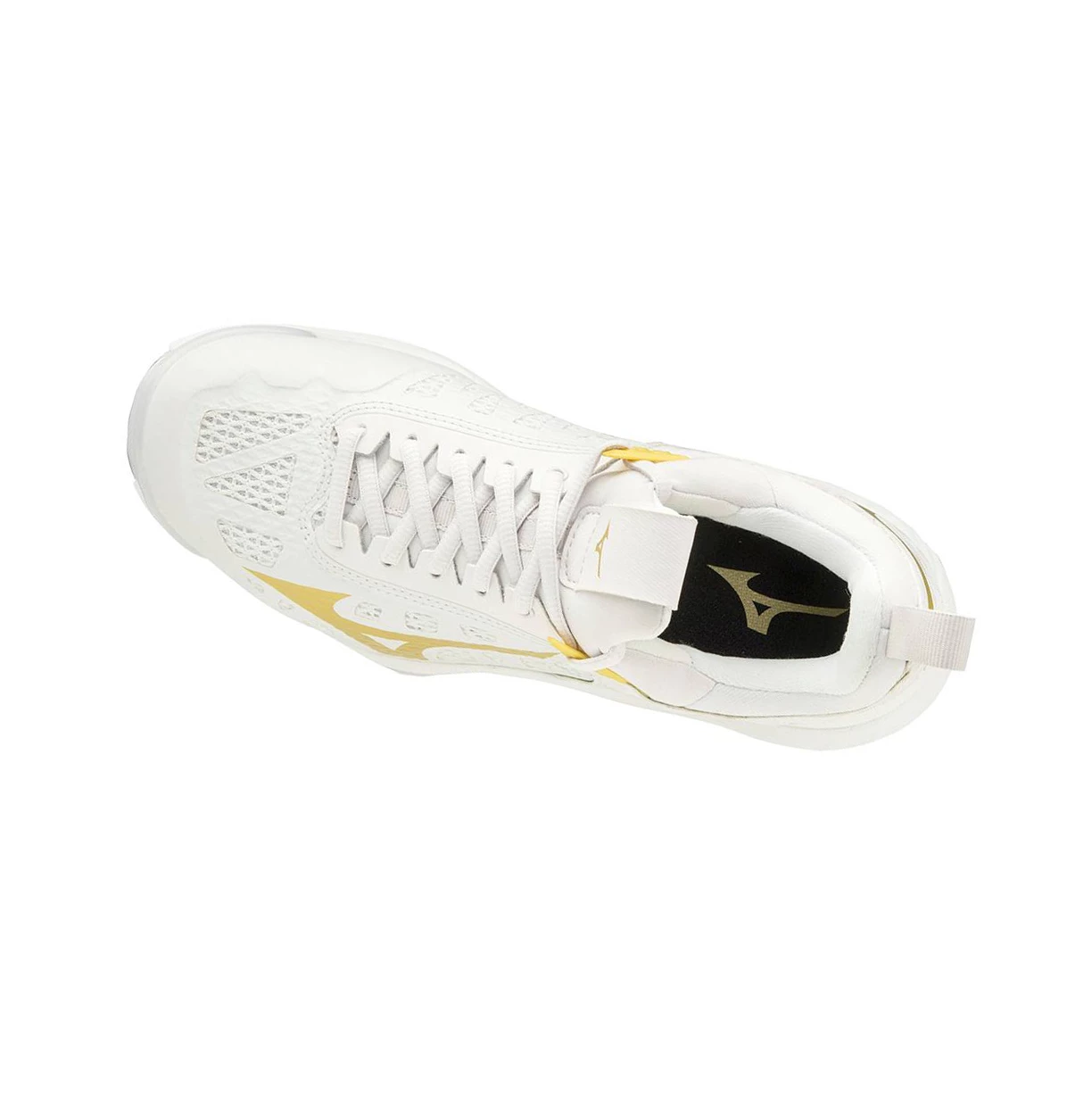 Zapatillas de Voleibol Mizuno Wave Momentum Mujer White/Gold | 92341-WPCV