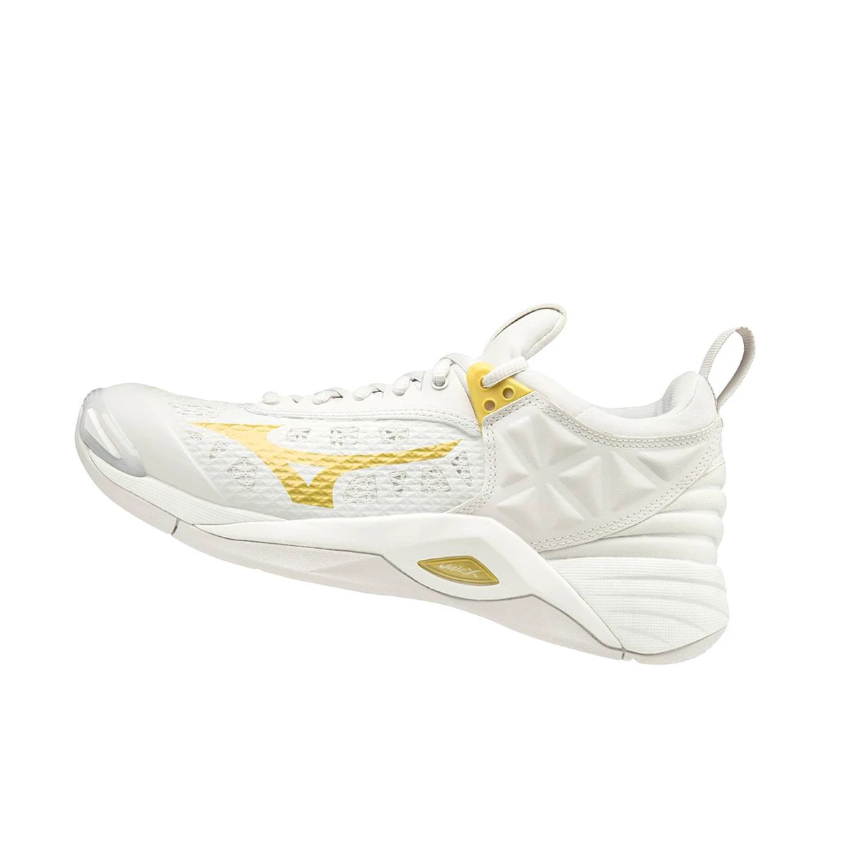 Zapatillas de Voleibol Mizuno Wave Momentum Mujer White/Gold | 92341-WPCV