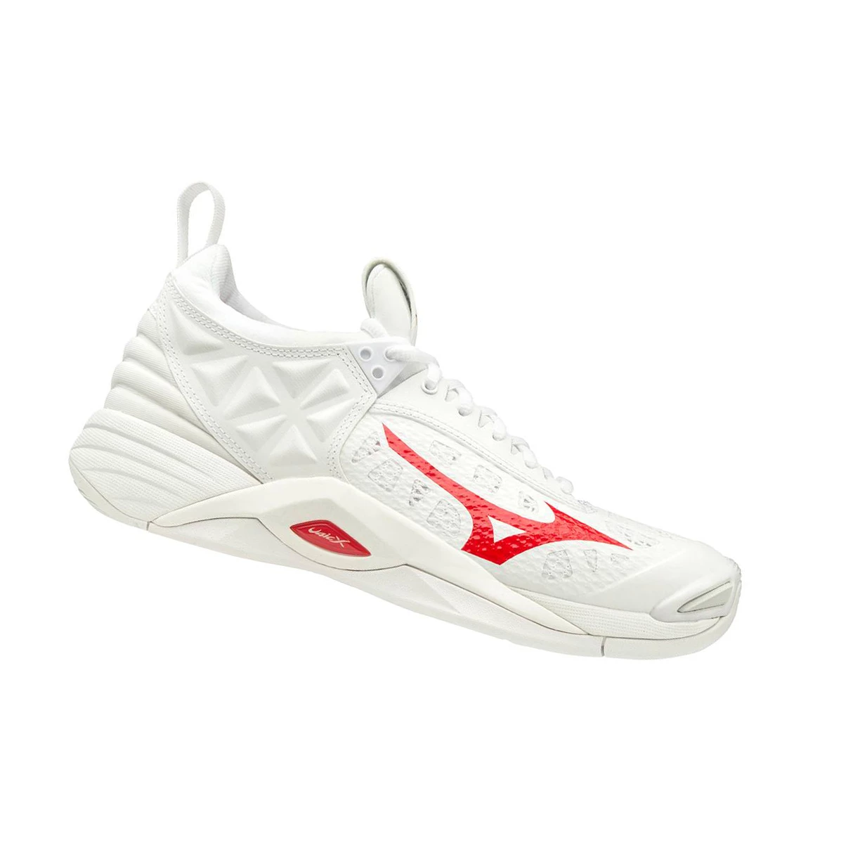 Zapatillas de Voleibol Mizuno Wave Momentum Mujer White/Red | 94237-BSFO