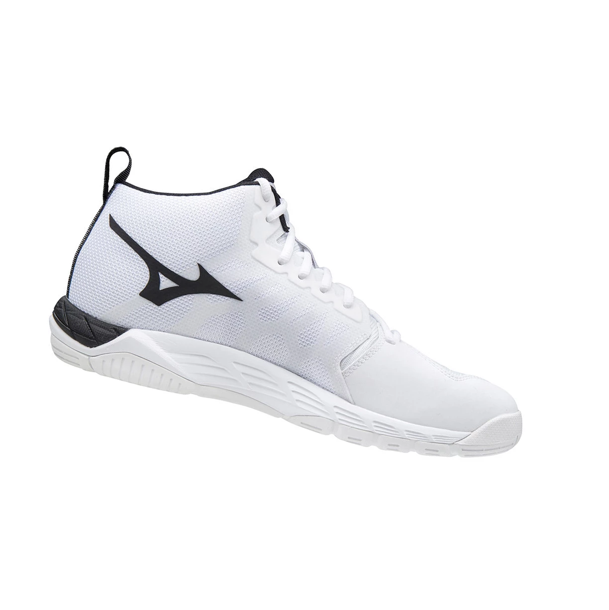 Zapatillas de Voleibol Mizuno Wave Supersonic 2 Mid Hombre White/Black | 01976-CJYP