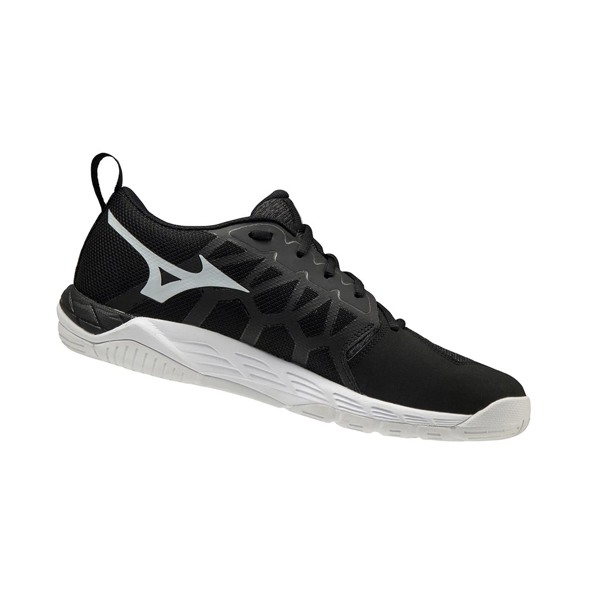 Zapatillas de Voleibol Mizuno Wave Supersonic 2 Hombre Black/White/Grey | 24785-YXBV