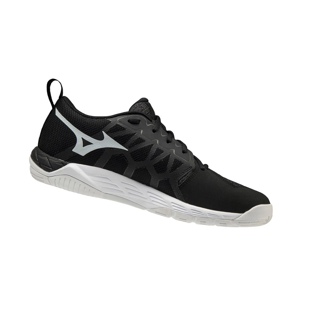 Zapatillas de Voleibol Mizuno Wave Supersonic 2 Mujer Black/White/Grey | 94652-CFZA