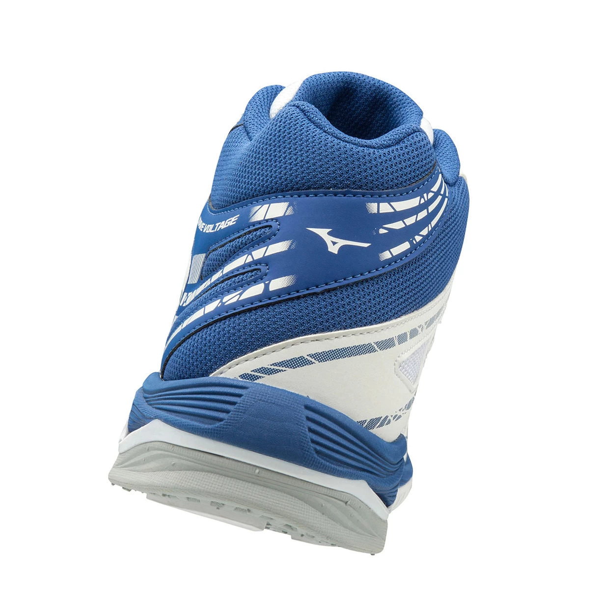 Zapatillas de Voleibol Mizuno Wave Voltage Mid Hombre White/Blue | 07629-KRHX