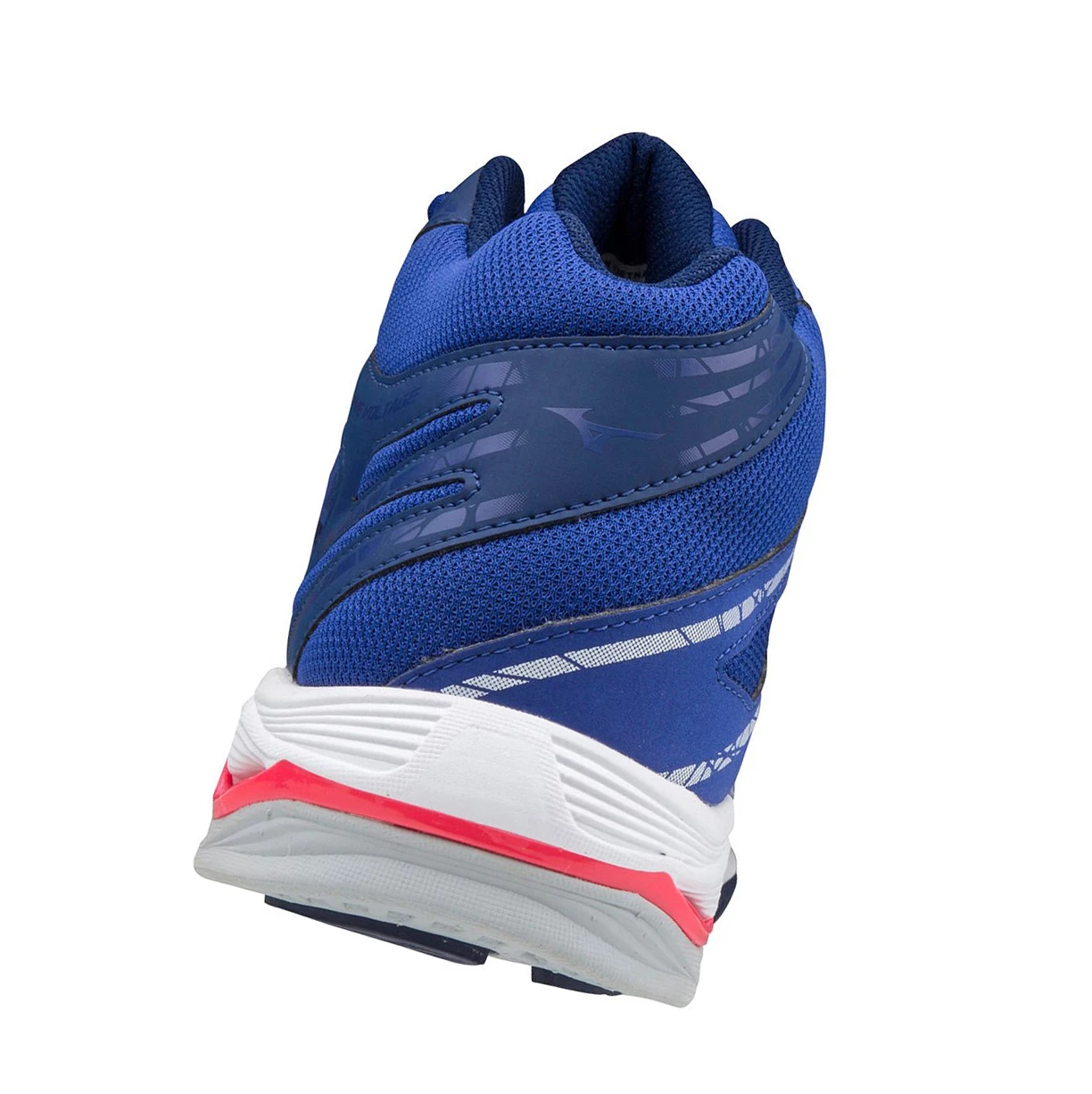 Zapatillas de Voleibol Mizuno Wave Voltage Mid Mujer Blue/White/Pink | 17620-WGLJ