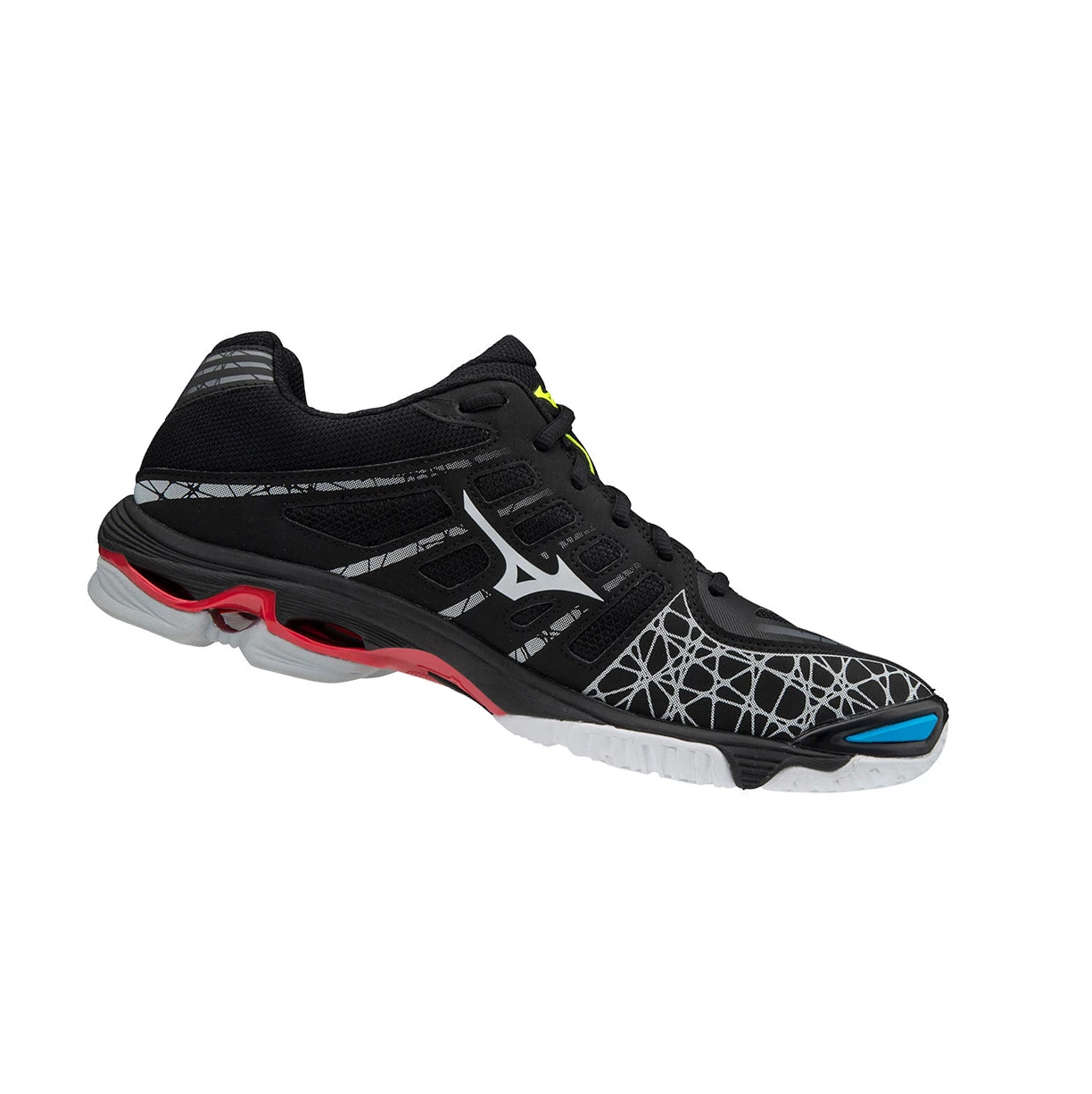 Zapatillas de Voleibol Mizuno Wave Voltage Hombre Black/White | 28960-HMEB