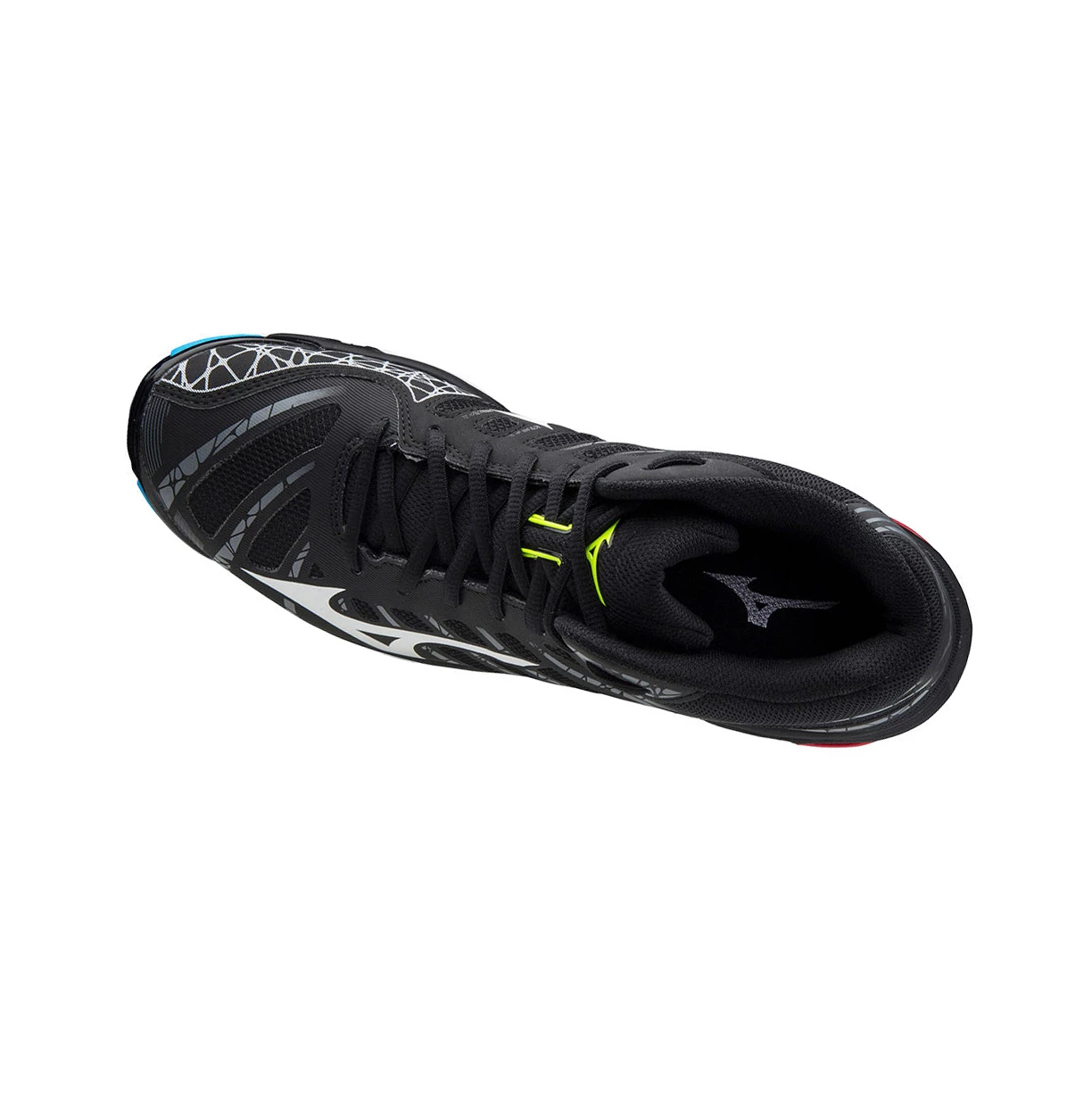 Zapatillas de Voleibol Mizuno Wave Voltage Mid Hombre Black/White | 72063-YMTD