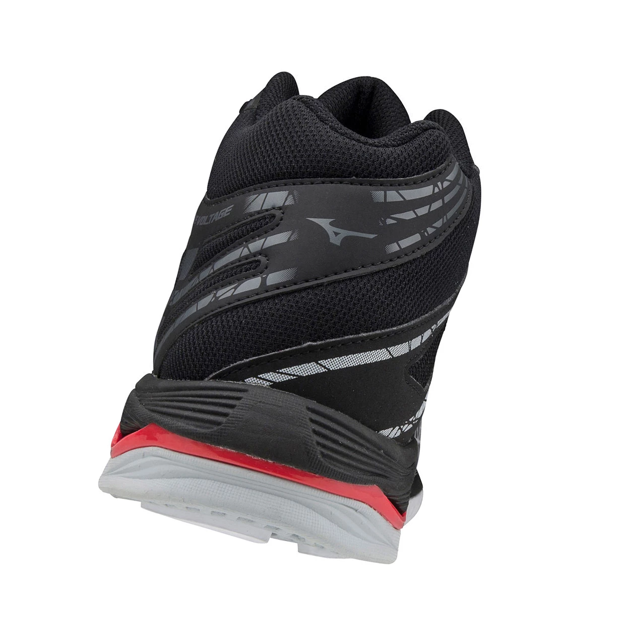 Zapatillas de Voleibol Mizuno Wave Voltage Mid Hombre Black/White | 72063-YMTD