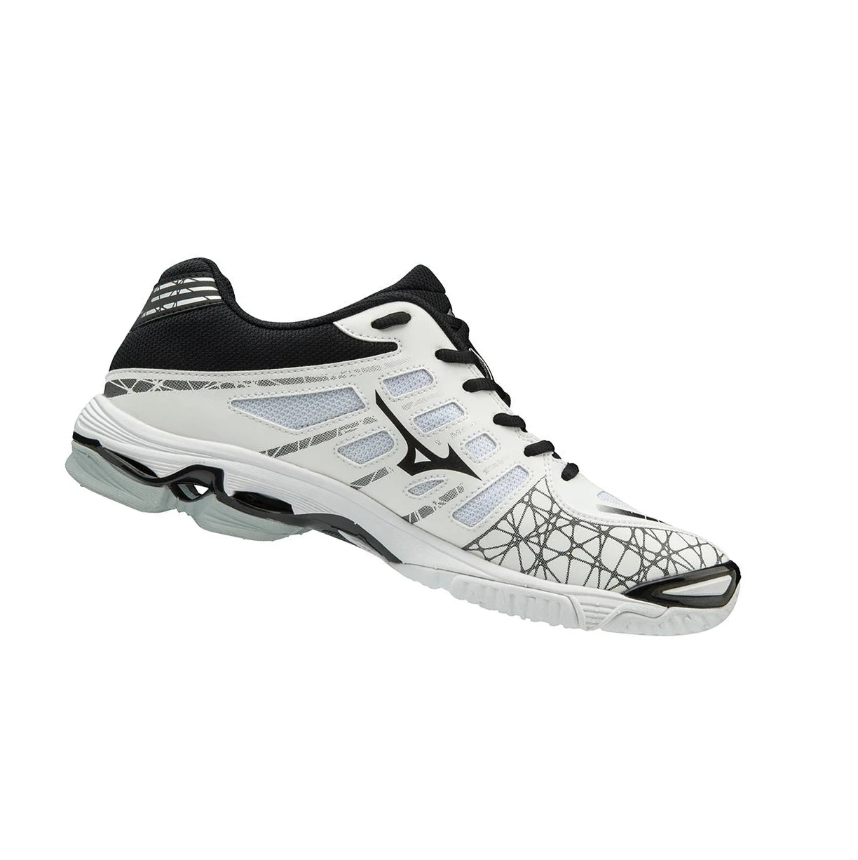 Zapatillas de Voleibol Mizuno Wave Voltage Mujer White/Black | 81534-HRGC