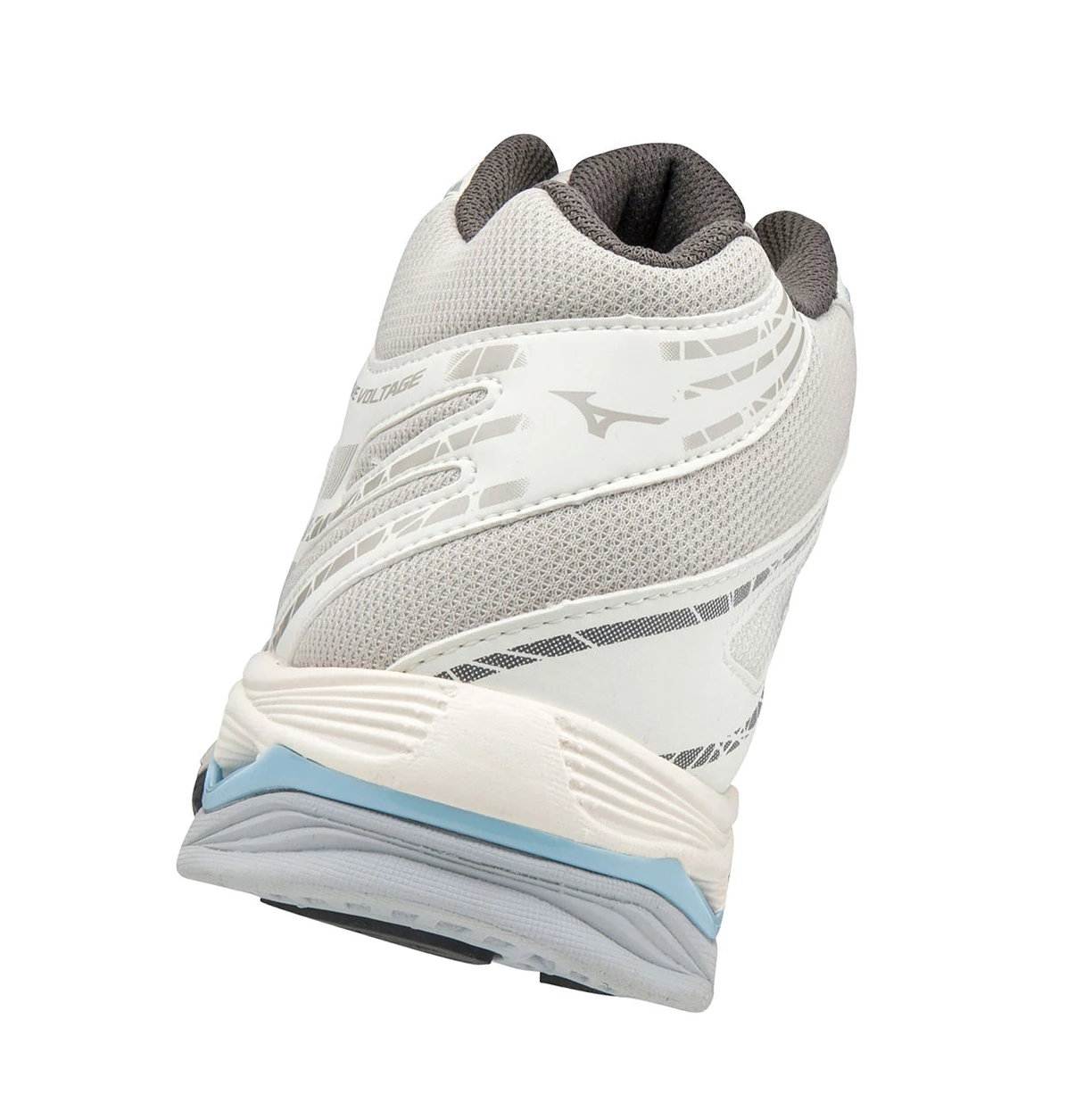 Zapatillas de Voleibol Mizuno Wave Voltage Mid Mujer White/Grey | 94568-XCWA