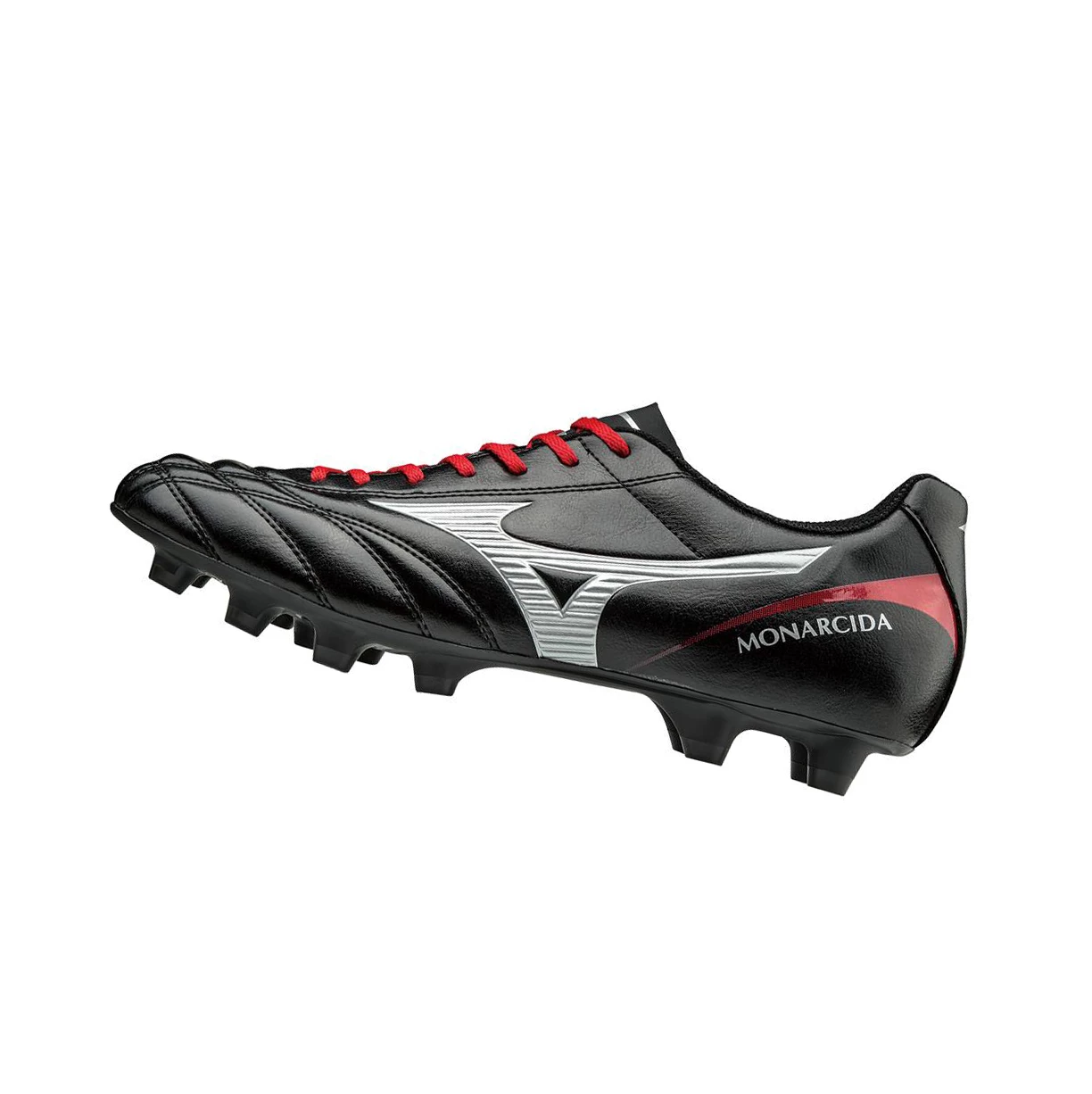 Zapatos De Fútbol Mizuno Monarcida 2 Fs Md Hombre Black/Silver | 14396-TMRB