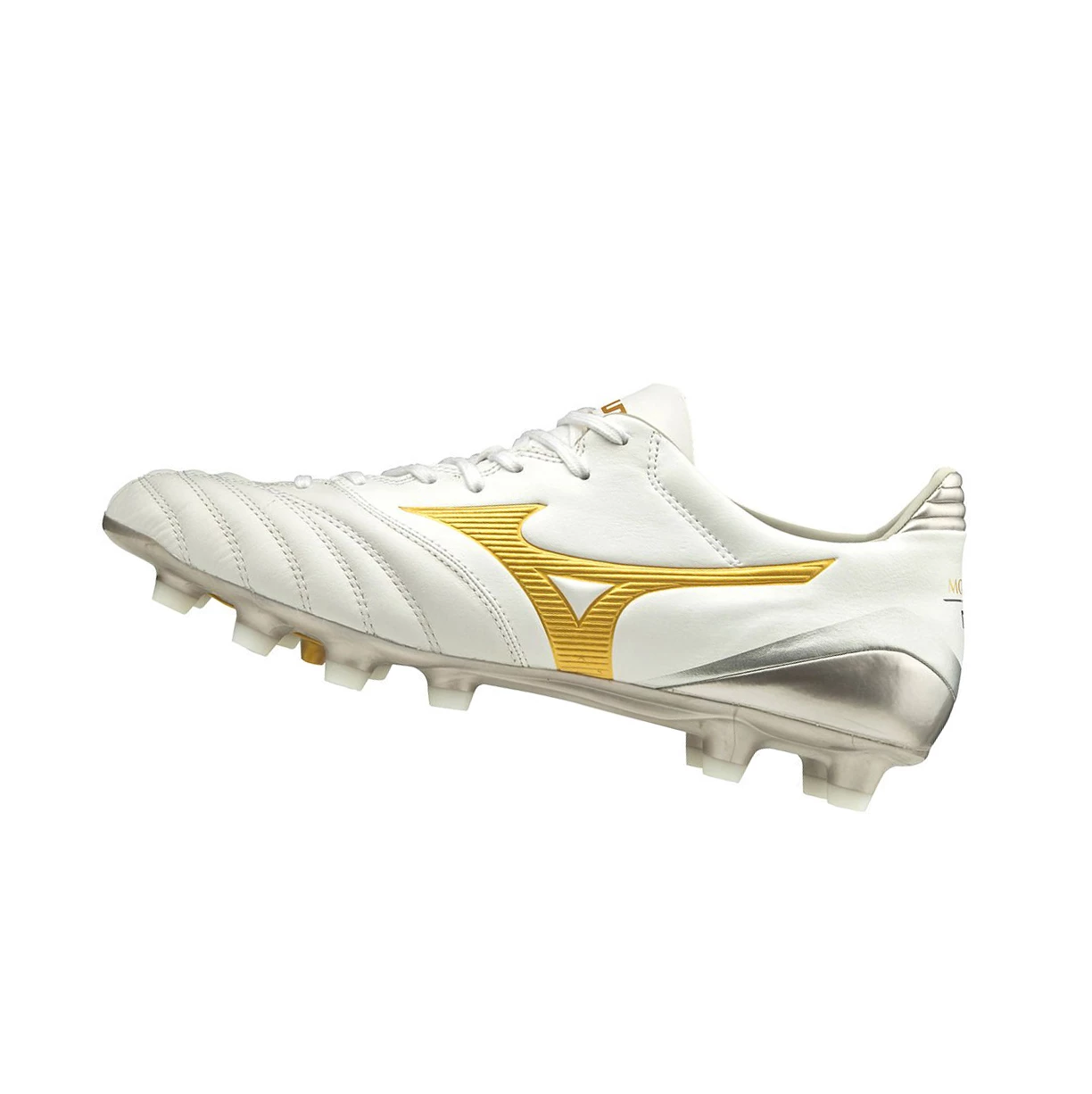 Zapatos De Fútbol Mizuno Morelia Neo Kl Ii Mujer White/Gold | 19723-UJYV